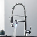 DecorBites™ Dual Nozzle Gourmet Kitchen Faucet | Pull-Down, 360° Rotation, Chrome Mixer