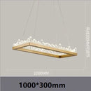 DecorBites™ Crystal LED Pendant Lights: Modern Gold Black Industrial Lamp
