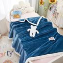 DecorBites™ Kids Flannel Nap Blanket - Lightweight & Cozy Single Bed Cover