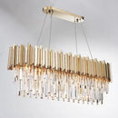 DecorBites™ Crystal Gold Chandeliers: Modern Luxury for Villa Living Room - Nordic Design