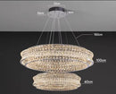 DecorBites™ K9 Crystal Luxury Chandelier for Restaurant Bar Hotel LED Lamps