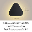DecorBites™ LED Round Touch Wall Lamps for Bedroom & Aisle Decor