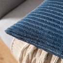 DecorBites™ Corduroy Pillow Cover: Striped Cushion for Sofa Bed - Nordic Home Decor