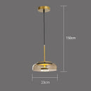 DecorBites™ Glass Pendant Lights LED Modern Dining Room Nordic Restaurant Hanging Lamp