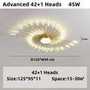 DecorBites™ LED Firework Chandelier: Modern Nordic Living Room Bedroom Pendant Light Fixtures