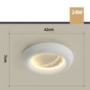 DecorBites™ Cream Breeze Moon Ceiling Lamp: Simple, Warm Lighting for Master Bedroom & Study