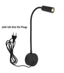 DecorBites™ Adjustable Indoor LED Wall Lamp Spotlight Fixture, Aluminum, Rotatable 350°