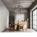 DecorBites™ Designer Belt Marble Pendant Lights: Luxury Dimmable Fixture for Villa Duplex