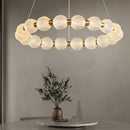 DecorBites™ Glass Ball LED Ceiling Chandelier: Modern Living Room Bedroom Pendant Light