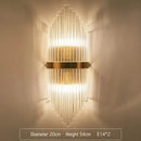 DecorBites™ Crystal Gold LED Wall Sconce Modern Light for Bedroom Living Room Home Decor