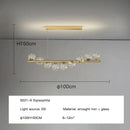DecorBites™ Glass Ball G9 LED Ceiling Chandelier for Living Dining Kitchen Decor