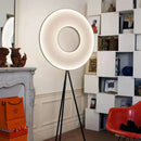 Modern textured dix heures round fabric led pendant light dining room