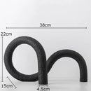 DecorBites™ Abstract Twisted Knot Sculpture for Room Aesthetics Decor