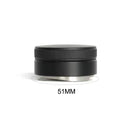 DecorBites™ Coffee Distribution Tool: Adjustable Palm Tamper, Stainless Steel, 3 Angled Slopes