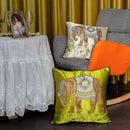 DecorBites™ Elephant Embroidery Pillow Covers for Home Decor and Living Room Sofas