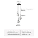 DecorBites™ Glass Ball LED Chandelier for Dining Room, Hotel, and Stairs
