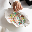 DecorBites™ Gold Ceramic Seashell Bowl: Luxe Decorative Storage Tray for Candy, Fruit, Jewelry
