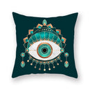DecorBites™ Geometric Leaf Flower Pillowcase Teal Blue Sofa Car Home Decor Throw Cover