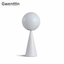 DecorBites™ Gold Glass Ball Table Lamp LED Desk Lighting Modern Home Decor for Bedroom Living Room