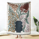 DecorBites™ Daisy Pattern Woven Throw Blanket: Stylish Tassel Thread Blanket for Home Decor & Picnics