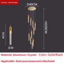DecorBites™ Crystal LED Ceiling Chandelier for Luxury Home Décor