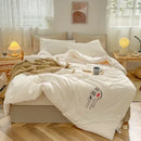 DecorBites™ Cotton Soya Fibre Filling Quilted Comforter Blanket - All Seasons Luxe Bedding