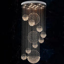 DecorBites™ Crystal Ball Chandelier 80x300cm: Modern Design for Stunning Room Decor.