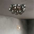 DecorBites™ Glass Chandelier Leds Ceiling Lamp for Designer Bedroom Lighting Fixture