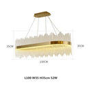 DecorBites™ Gold Crystal Chandelier: Dimmable Luxury Pendant Lamp for Bedroom, Living Room & Hotel