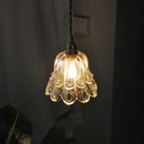 DecorBites™ Amber Copper LED Pendant Light Glass Hang Lamp for Reading Aisle Café Home