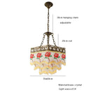 DecorBites™ French Brass Crystal Ceiling Chandelier | Classic European Hanging Lamps