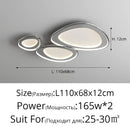 DecorBites™ LED Chandeliers White Chrome Kitchen Light Fixture Modern Home Lighting