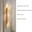 DecorBites™ Crystal LED Wall Sconce - Golden Bedroom Bathroom Living Room Mirror Decorluxury Wall Lamp
