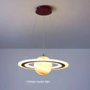 DecorBites™ Acrylic Planet LED Chandelier Earth Ball Decor Star Pendant Light
