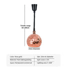 DecorBites™ Electric Food Heat Lamp: Telescopic Pendant Light for Restaurant's Kitchen Fixtures