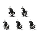 DecorBites™ 3 Inch Rotatable Heavy Duty Soft Safety Office Chair Caster Roller