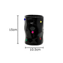 DecorBites™ Gemstone Ceramic Vase: Desk Decor, Floral Arrangement, Room Aesthetic