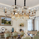 DecorBites™ Crystal Candle Chandelier for Home Living Room Dining Bedroom