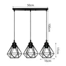 DecorBites™ Iron Frame Pendant Chandelier for Modern Indoor Lighting
