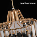 DecorBites™ K9 Crystal Pendant Chandelier Modern Living Room Ceiling Lamp LED Hall Decor
