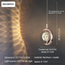 DecorBites™ Crystal Jellyfish Chandelier: New Light Luxury Fawn Decorative Pendant
