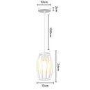 DecorBites™ Industrial Metal Ball Pendant Light for Bedroom Kitchen Island