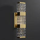 DecorBites™ Crystal Rectangle Wall Lamp: Luxury Modern LED Lighting for Living Room, Bedroom, Staircase, TV Decor