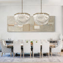 DecorBites™ Glass Crystal Pendant Lights for Kitchen Island Bar - Elegant Luxury LED Lamps