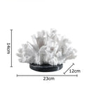 DecorBites™ Coral Resin Sculpture: Modern Desk Decor & Artwork Crafted Landscape Ornaments