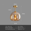 Modern brass & black led glass ceiling chandeliers – dining room
