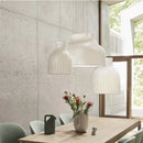 DecorBites™ Japanese Nordic Design LED Silk Pendant Lights for Living Room and Restaurant
