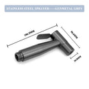 DecorBites™ Gold Bidet Faucet Handheld Sprayer Single Cold Water Tap Hygienic Toilet Shower