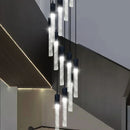 DecorBites™ Crystal Bubble Chandelier Pendant Light - Modern Staircase Hanging Fixture