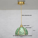 DecorBites™ Crystal Glass LED Pendant Lamp: Modern Nordic Style Hanging Light Fixture for Home Decor
